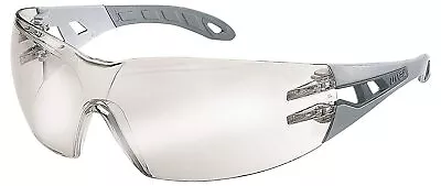£9.99 • Buy Uvex Pheos Safety Glasses Silver Mirror Lens Sports Work 100% UV Anti-Scratch