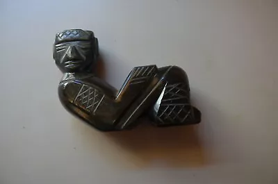 Black  Mayan Stone Statue • $12