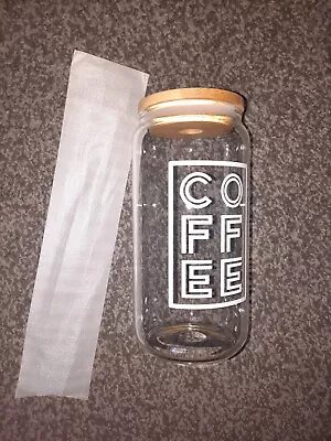 Glass Mason Coffee Jars • £10