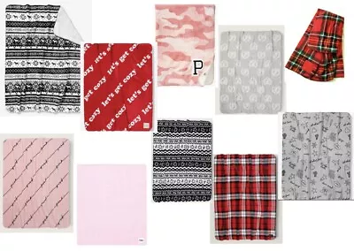 $24.95 • Buy Victoria’s Secret Pink 50x60 Sherpa Blanket New