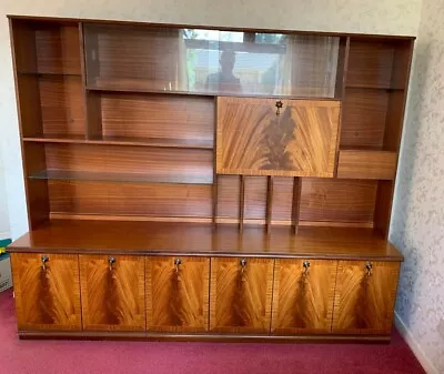 Vintage Meredew Sideboard 2 Piece Long Sideboard TV Unit Long Storage Unit • £189.99