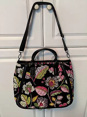 Vera Bradley MOON BLOOMS Tote Satchel Carry On Bag Travel Weekender • $39.95