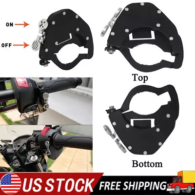 Universal Motorcycle Cruise Control Throttle Lock Assist Bottom Assist Kit Hot • $18.72