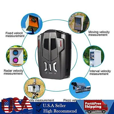 V9 Electronic Dog Car Full Frequency Radar Detector Mobile Radar Speed Measuring • $23.79