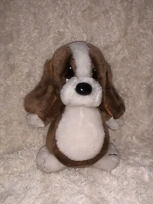 £9.95 • Buy Vintage Applause Sad Sam 1980's Soft Toy Droopy Brown Dog 1986