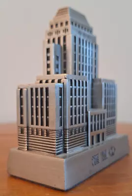 Art Deco HSBC Hong Kong HEAVY Souvenir Building Metal Model Architecture • $99