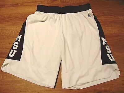 Adidas Authentic Ncaa Mississippi State Bulldogs Basketball Game Shorts Xl+2  • $46.49