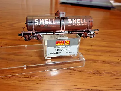 Micro-trains C 065 00 830 N-scale Shell Oil Co. Tanker #16 • $25.75