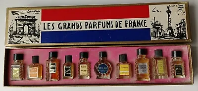 Vintage Bottles Mini Perfume Set Les Grands Parfum De France • $20