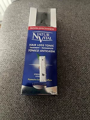 Natur Vital Hair Loss Tonic Treatment 200ml  EXPIRY 01/2028 • £17.49