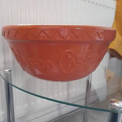 Mason Cash & Co Ceramic Mixing Bowl Glazed Terracotta Large 29.5cm • £18.99