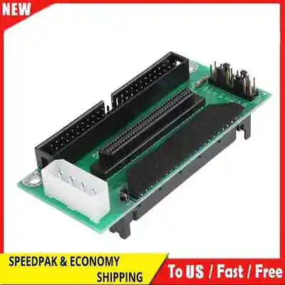 SCSI SCA 80Pin To 68Pin To 50Pin IDE Hard Disk Adapter Converter Card Board • $11.63