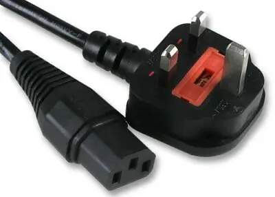5m Long IEC Kettle Lead Power Cable 3 Pin UK Plug PC Monitor TV C13 Cord 5 Metre • £11.99