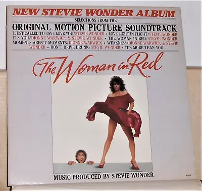 Stevie Wonder - The Woman In Red Motion Picture Soundtrack Vinyl LP Record Album • $19.97