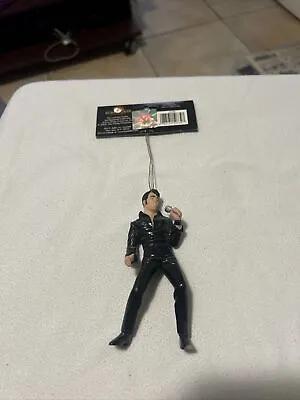 Elvis Presley Christmas Ornament Kurt Adler Black Jumpsuit • $21