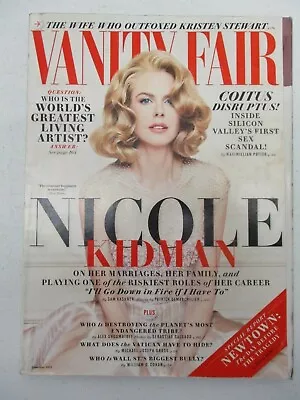 Vanity Fair Magazine December 2013 Nicole Kidman Newton Day Before The Tradegy • $13.95