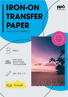 £8.66 • Buy PPD Inkjet Premium T Shirt Transfer Paper A4 For Light And White Fabric X 10