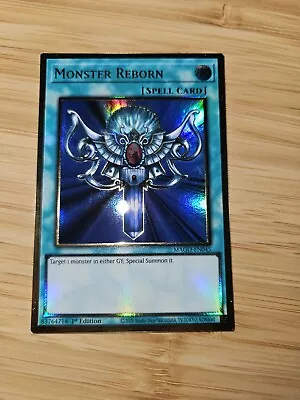 Monster Reborn MAGO-EN045 Gold Rare 1st Edition • £3