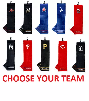 Offically Licensed MLB 16 X22  Embroidered Golf Towel Choose Your Team • $11.90