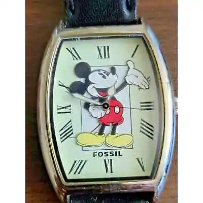 MICKEY MOUSE & CO. LI-1452 Limited Edition MEN'S FOSSIL WATCH 11801/15000 • $50