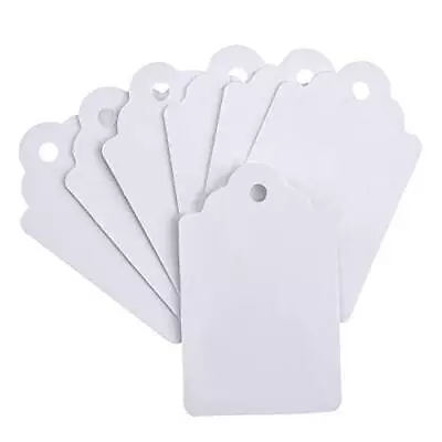 Unstrung Marking Tags 1.75x1.09 Inches White Merchandise Pricing Tags 1000Pcs • $15.27