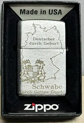 Zippo Swabia Baden Würrtemberg Schwabe + Request Engraving With / Without Gift • £32.68