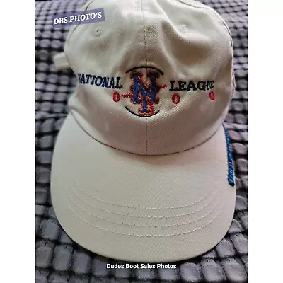 New York Mets National League Champions 2000 Logo Athletic Cap Cream Vintage • $15.88