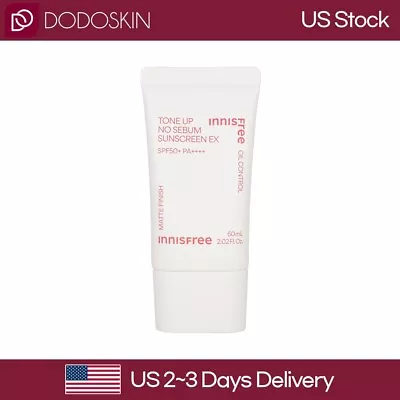 US SELLER Innisfree Tone Up No Sebum Sunscreen EX SPF50+ PA++++ 60ml • $20