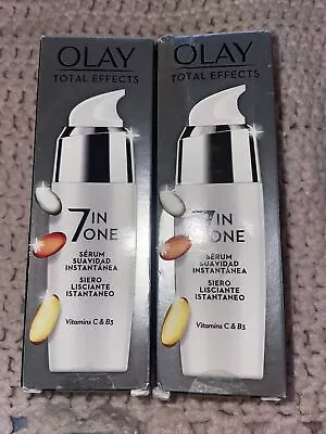 Olay Total Effects 7 In One 2 Pack! Face Serum + Vitamin C + B5 50ml/1.7oz. NIB  • $20