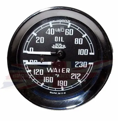 New Jaeger Dual Water Oil Gauge  MGA MGB 100% New Made In The UK Jaeger • $315