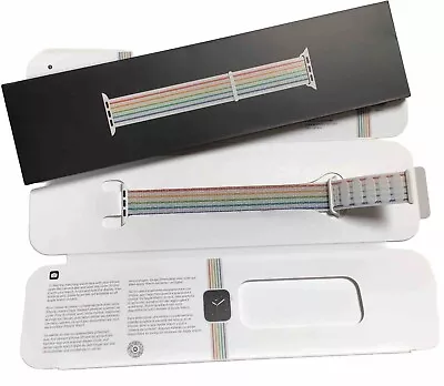 APPLE Watch NIKE Reflective Sport Loop PRIDE 2021 LGBTQ 44mm 45mm 49mm • $104.68