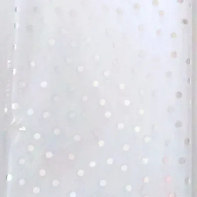 5 Sheet METALLIC FOIL SPOT STAR TISSUE PAPER Silver Gold 50x70cm GIFT White Pink • £2.99