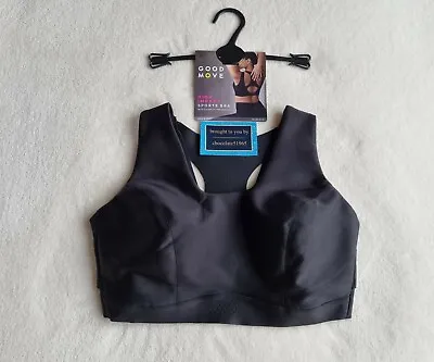 New M&s Extra High Impact  Non Wired Sports Bra With Flexifit Size 36dd • £19.99