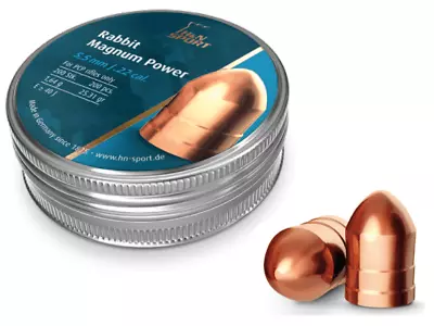 H&N Rabbit Magnum Power .22 / 5.5mm Heavy PCP Copper Air Pellets • £15.99