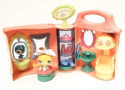 Vintage Littlest Pet Shop Purr-fection Salon-hasbro 2004 Playset-complete • $89