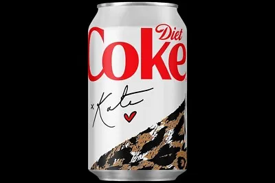 Kate Moss Diet Coke Can - Full - NEW - SEALED - LEOPARD • £8