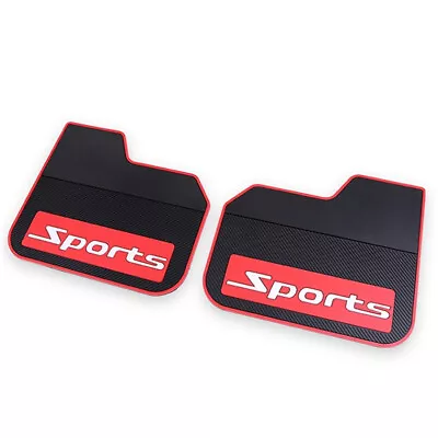 Splash Guard Fender Soft Rubber Sports Styling Mudflaps For Car Truck SUV 2Pcs • $21.50