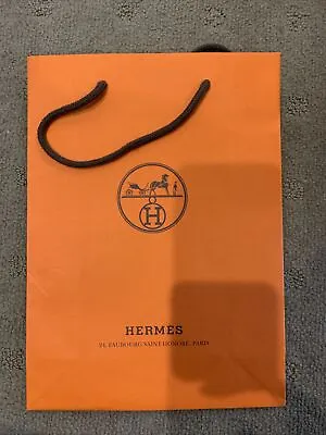 $28 • Buy Genuine Hermes -  Small Paper Shopping Bag - 29/21/8cm - Brand New Unused