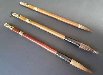 Japanese Traditional Kumano Brushe Jpn Raccoon And Horse Hair Blend Wood Bamboo • £55.98