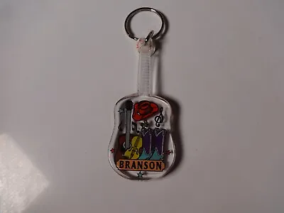 Branson Guitar Shaped Key Chain With Cowboy Hat Boots Musical Notes Violin • $1.49