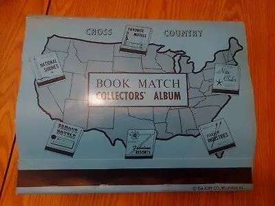 Vintage Book Match Collector's Album Full Plus Over 125 Additional Match Books  • $85