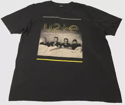 $10 U2 Innocence Experience Tour 2015 Double Sided Concert Black T-Shirt 2XL • $8.60