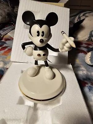 Lenox Disney's Tribute To Mickey Mouse PIE EYED MICKEY W/ Pencil MINT & Box /COA • $70