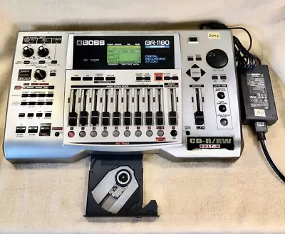 BOSS BR-1180 CD Digital Recording Studio Multi Track Recorder Working Tested • $187