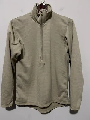 🥶 US Military Gen III Cold Weather Mid Weight 1/4 Zip Waffle Pullover Small S • $24.95