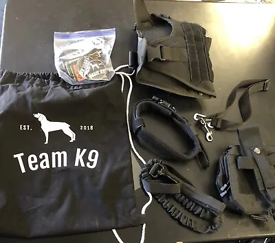 Team K9 Harness Collar Leash And Bag Set • $120