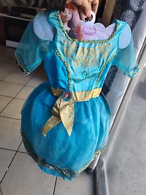 Disney  Girls PRINCESS MERIDA Brave Dress Halloween Costume Sz 4-6X • $19.99