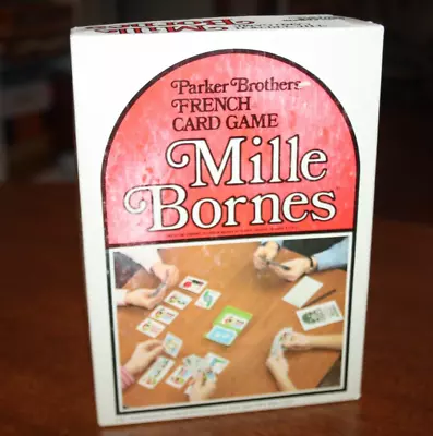 Mille Bornes - Parker Brothers French Card Game Vintage 1981 Green Tray • $21.99