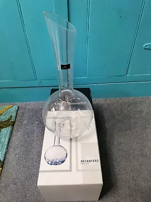 £87.64 • Buy Nib Chef & Sommelier Clear Glass Explore Wine Decanter W/ Drop Control 43 3/4 Oz