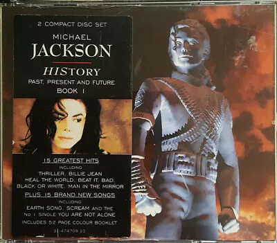 Michael Jackson - HIStory - Past Present And Future - Book I (CD Comp + CD... • £13.99